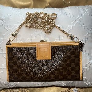 ❌SOLD❌Authentic, Celine Canvas Brown Macadam Long Bi-fold Wallet